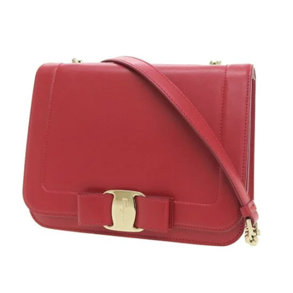 Salvatore Ferragamo Vara Chain Shoulder Bag
